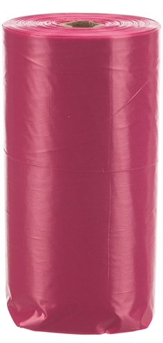 TRIXIE Hondenpoepzakjes Rozengeur Past in alle dispensers - Roze - 4x20 st