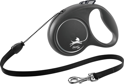 FLEXI ROLLIJN BLACK DESIGN CORD ZWART