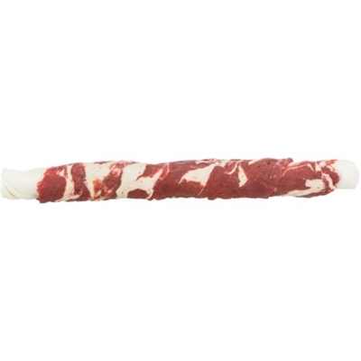 TRIXIE Kauwrol Denta Fun Marbled Beef Chewing Rolls Gebitverzorgend, Glutenvrij, Anti-verveling - Gemarmerd - 17 cm 140 g
