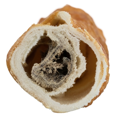 TRIXIE Kauwrol Denta Fun Filled Chicken Chewing Roll Driedelige kip-omwikkelde runderhuid gevuld met runderlever & long - naturel - 28 cm 150 g