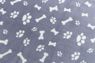 TRIXIE HONDENDEKEN KENNY FLEECE BOT / POOTJES BLAUW