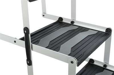 TRIXIE VOUWTRAP 4-DELIG ALUMINIUM / KUNSTSTOF / TPR TOT 75 KG