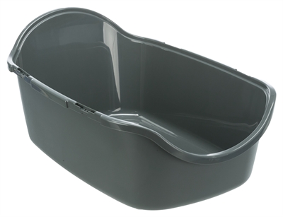 TRIXIE BE ECO GERECYCLED KATTENBAK VICO MET KAP ANTRACIET/GROEN