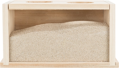 TRIXIE ZANDBAD VOOR MUIZEN / HAMSTERS HOUT