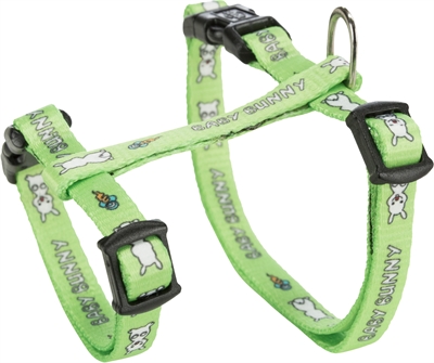 TRIXIE Konijnentuig Baby Bunny Traploos verstelbaar incl 125 cm looplijn - Assorti - 20-33x0,8+125 cm