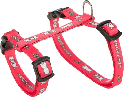 TRIXIE Konijnentuig Baby Bunny Traploos verstelbaar incl 125 cm looplijn - Assorti - 20-33x0,8+125 cm
