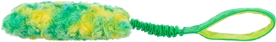 TRIXIE Hondendummy Bungee Fun Polyester - Schokdemper, Handvat, Zonder pieper - Assorti - 47 cm