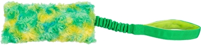 TRIXIE Hondendummy Bungee Fun Polyester - Schokdemper, Handvat, Zonder pieper - Assorti - 47 cm