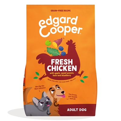 Edgard & Cooper Adult Verse Scharrelkip Graanvrij hondenbrokken