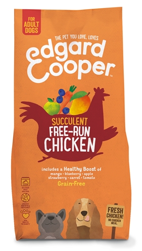 EDGARD & COOPER Adult Verse Scharrelkip hondenvoer droog 7 kg