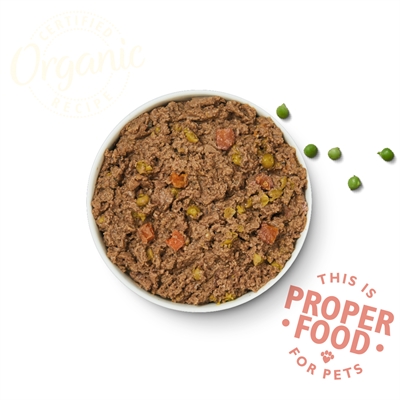 LILY'S KITCHEN Natvoer hond Organic Beef Supper 54% vlees | Biologisch, complete maaltijd - 11x150 g