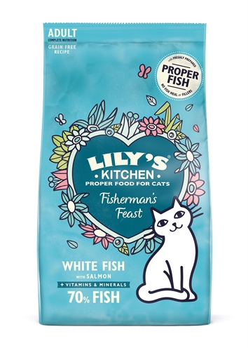 LILY'S KITCHEN CAT WHITE FISH / SALMON