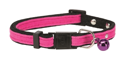 TRIXIE HALSBAND KAT FLUWEEL MET STRASS STEENTJES ASSORTI
