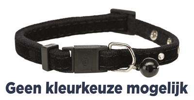 TRIXIE HALSBAND KAT FLUWEEL MET STRASS STEENTJES ASSORTI