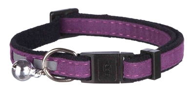 TRIXIE Halsband kat Safer Life Fluweel Reflecterend - Reflecterend, fluweellook, belletje - Assorti - Ver
