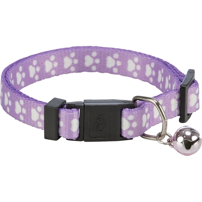 TRIXIE HALSBAND KAT PRINT POOT ELASTISCH ASSORTI