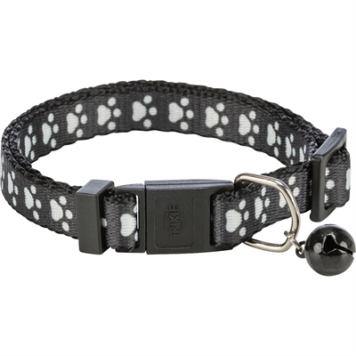 TRIXIE HALSBAND KAT PRINT POOT ELASTISCH ASSORTI