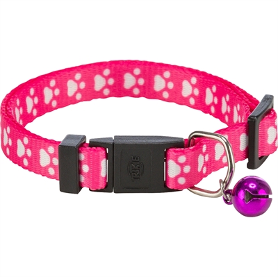 TRIXIE HALSBAND KAT PRINT POOT ELASTISCH ASSORTI