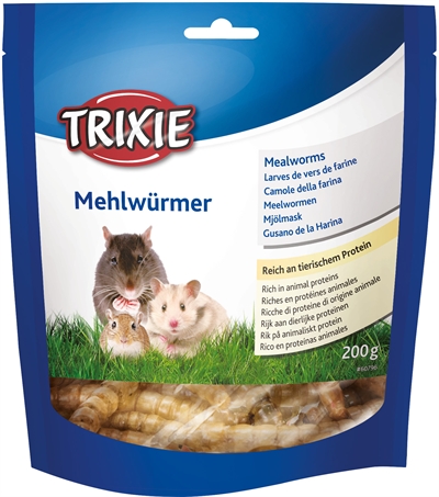 TRIXIE MEELWORMEN GEDROOGD