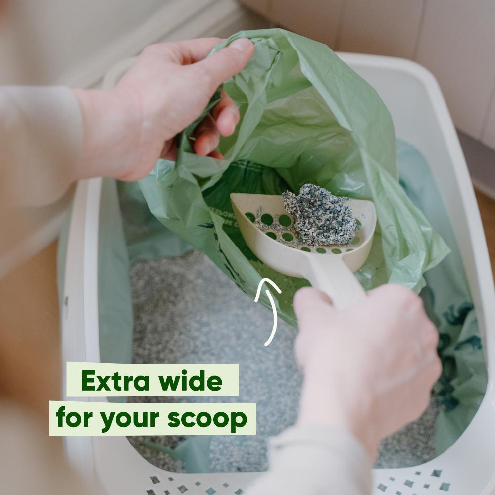 Cat Poop Bags - Scented with Handles (140)