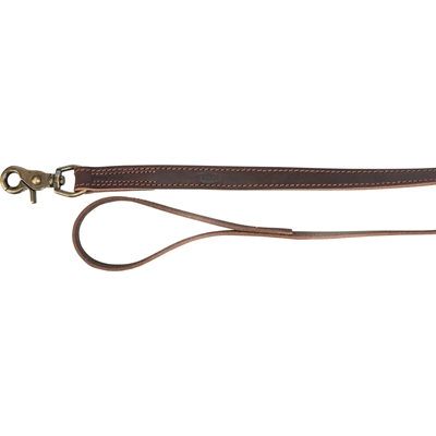 TRIXIE HONDENRIEM RUSTIC VETLEER DONKERBRUIN