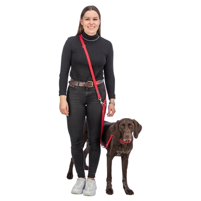 TRIXIE HONDENRIEM PREMIUM VERSTELBAAR ROOD