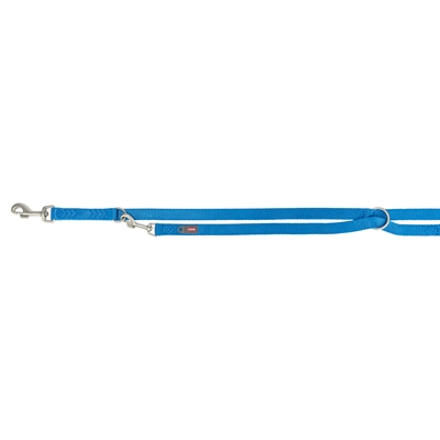 TRIXIE HONDENRIEM PREMIUM VERSTELBAAR TWEELAAGS ROYAL BLAUW