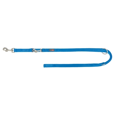 TRIXIE HONDENRIEM PREMIUM VERSTELBAAR TWEELAAGS ROYAL BLAUW