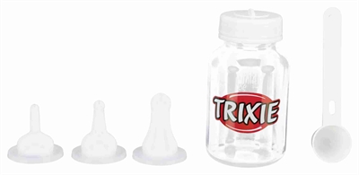 TRIXIE ZOOGFLESSENSET TRANSPARANT / WIT