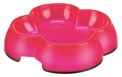 TRIXIE VOERBAK / WATERBAK TRANSPARANT KUNSTSTOF / RUBBERRING ASSORTI