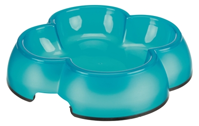 TRIXIE VOERBAK / WATERBAK TRANSPARANT KUNSTSTOF / RUBBERRING ASSORTI