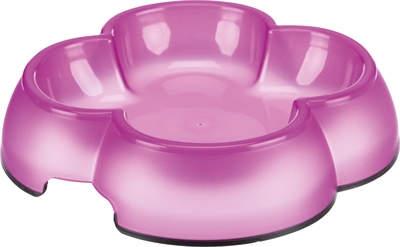 TRIXIE VOERBAK / WATERBAK TRANSPARANT KUNSTSTOF / RUBBERRING ASSORTI