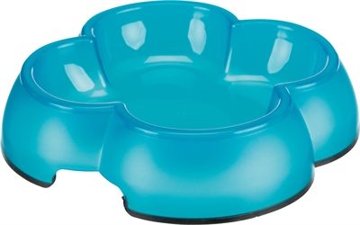 TRIXIE VOERBAK / WATERBAK TRANSPARANT KUNSTSTOF / RUBBERRING ASSORTI