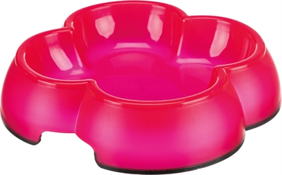TRIXIE VOERBAK / WATERBAK TRANSPARANT KUNSTSTOF / RUBBERRING ASSORTI