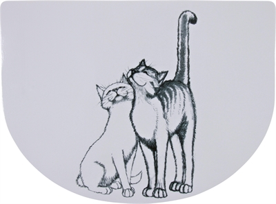 TRIXIE PLACEMAT KROELKONTEN WIT