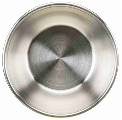 TRIXIE VOER / WATERBAK-SET KLAPPERBESCHERMING RVS / METAAL GRIJS