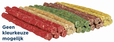 TRIXIE KAUWROLLEN MIXPAKKET 12 CM / Ø 9–10 MM 50 ST. ASSORTI