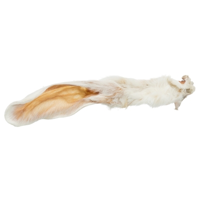 TRIXIE Konijnenoren met vacht 100% natuurlijk, vezelrijk, extra kauwbeleving - Naturel - 500 g