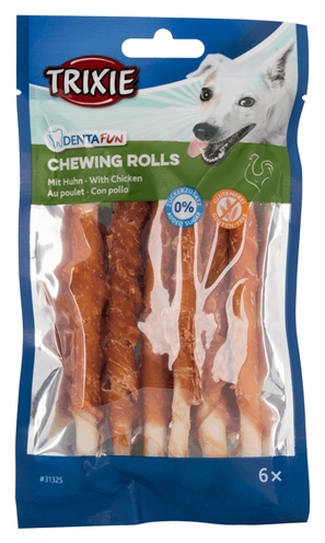 TRIXIE DENTA FUN CHICKEN CHEWING ROLLS