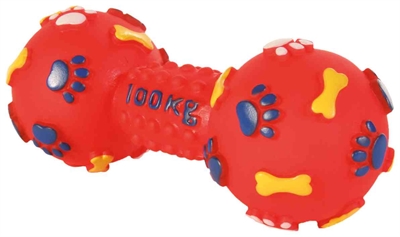 TRIXIE VINYL HALTER MET GELUID ASSORTI