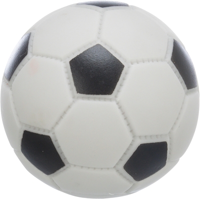 TRIXIE VOETBAL VINYL ZWART / GRIJS