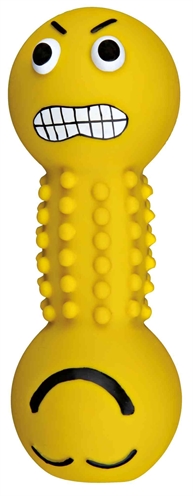 TRIXIE LATEX / POLYESTERVLIES SMILEY-HALTER MET GELUID ASSORTI
