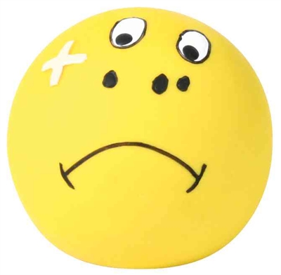 TRIXIE LATEX / POLYESTERVLIES SMILEY MET GELUID ASSORTI