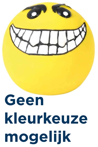 TRIXIE LATEX / POLYESTERVLIES SMILEY MET GELUID ASSORTI