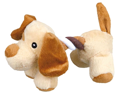 TRIXIE SPEELFIGUUR MET TOUW, PLUCHE 17 CM, ASSORTI