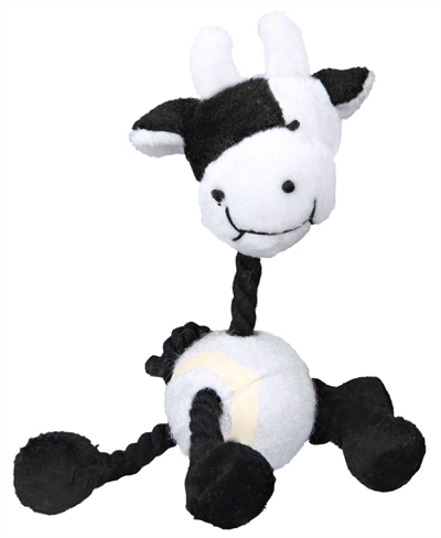 TRIXIE PLUCHE DIER MET TOUW EN TENNISBAL ASSORTI