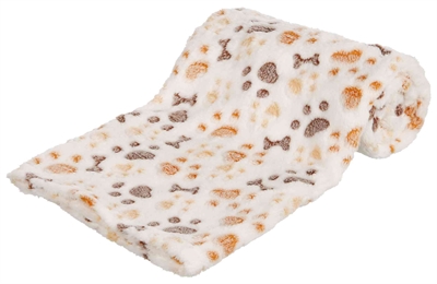 TRIXIE DEKEN LINGO SOFTFLEECE WIT / BEIGE
