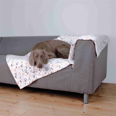 TRIXIE DEKEN LINGO SOFTFLEECE WIT / BEIGE