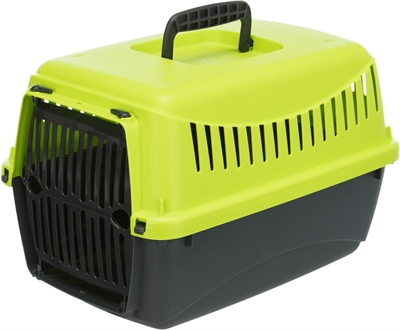 TRIXIE VERVOERSBOX CAPRI ANTRACIET / GROEN