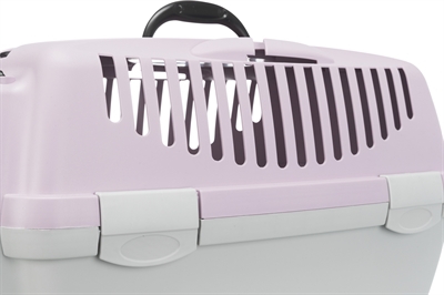 TRIXIE VERVOERSBOX CAPRI 1 LICHTGRIJS / LILA